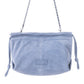 Wanderlust Suede Shoulder Bag in Blue