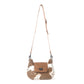 Highland Ridge Leather Bag in Rustic Oak & Winter Mist