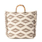 Myra Harvest Dune Hand Embroidered Tote Bag in Misty Taupe