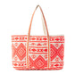 Myra Crimson Caravan Weekender Bag in Festival Red