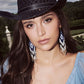 Cheyenne Fringe Earrings in Gold Dust