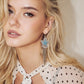 The Loretta Earrings in Sky Silver
