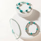 Calm & Chaos Bracelet in Aqua Silver