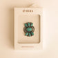 Myra The Wildhalo Ring in Prairie Teal