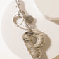 Alpha Hairon Bag Charm in Black & White