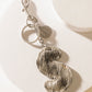 Alpha Hairon Bag Charm in Black & White