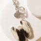 Alpha Hairon Bag Charm in Black & White