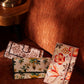Myra Vanilla Vine Woven Wallet in Sepia Bloom