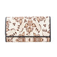 Myra Vanilla Vine Woven Wallet in Sepia Bloom