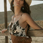 Yellowstone High Plains Studded Fanny Pack with Buckle in Amber