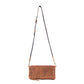 Yellowstone Palisade Clutch Bag with Rivets in Amber