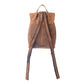 Yellowstone Longhorn Amber Studded Leather Backpack