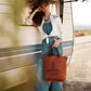 Myra Goods Redwood Tote Bag in Mocha Brown