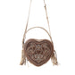 Myra Rodeo Romance Handtooled Leather Bag in Caramel Oak