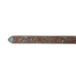 Western Wreath Leather Belt in Bronco Sky