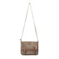 Myra Amberwood Suede Leather Boot Embroidered Bag in Olive Taupe