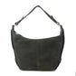 Myra Hunter’s Grove Suede Leather Shoulder Bag in Ranch Olive