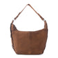 Myra Paradise Valley Suede Leather Shoulder Bag in Auburn Brown