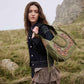 Myra Sierra Grove Handtooled Leather Bag in Western Fern