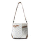 Washed-Out Side Pocket Shoulder Bag