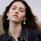 Myra Prairie Moon Earrings in Desert Steel