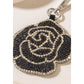 Myra Rebel Rose Keychain in Midnight Noir