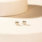 Myra Moonbeam Earrings Set in Silver Shine