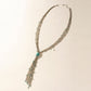 Myra Mist River Tassel Necklace in Silver Mix