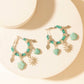 Myra Sunchrome Charm Hoop Earrings in Bloom Blue