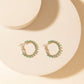 Myra Prairie Trinket Earrings Set in Saddle Silver
