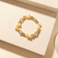 Myra Gulf Shell Stack Bracelet in Dune Gold