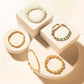 Myra Bayou Heartline Stack Bracelet in Glass Glow