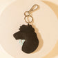 Myra Chief Mustang Keychain in Sable Tan