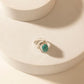 Myra Moonstrike Sterling Silver Ring in Arena Teal