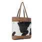 Cocoa Leather & Hairon Bag