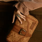 Yellowstone Maverick Sky Crossbody with Buckle in Amber
