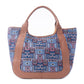 Myra Wagon Trail Jacquard Tote Bag in Dusty Lilac