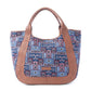 Myra Wagon Trail Jacquard Tote Bag in Dusty Lilac