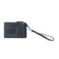 Myra Lone Eclipse Handtooled Hairon Leather Card Holder in Saddle Storm