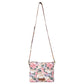 Myra Wildflower Trail Cotton & Leather Crossbody Bag in Vintage Rose