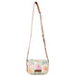 Myra Meadow Song Cotton & Leather Crossbody Bag in Lemon Blossom