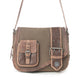 Myra Outlaw's Travels Leather Shoulder Bag in Rodeo Olive