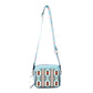 Myra Pueblo Charm Aztec Crossbody Bag in Frontier Blue