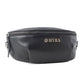 Myra Blackthorn Range Leather Fanny Pack in Sailor Black