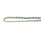 Cowgirl Lasso Phone Chain in Silver & Teal
