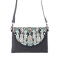 Myra Sahara Sky Crossbody Bag in Frosted Black