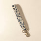 Myra Mojave Day Leather Keyfob in Dark Ivory