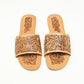 Myra Cactus Lace Handtooled Leather Sandals in Charred Brown