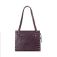 Myra Zidana Aria Amethyst Veg Tanned Leather Tote Bag in Royale Mauve