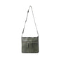 Myra Zidana El Paso Twin Veg Tanned Leather Crossbody Bag in Olive Grove